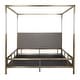 preview thumbnail 3 of 10, SAFAVIEH Couture Dorothy Acrylic King-sized Canopy Bed