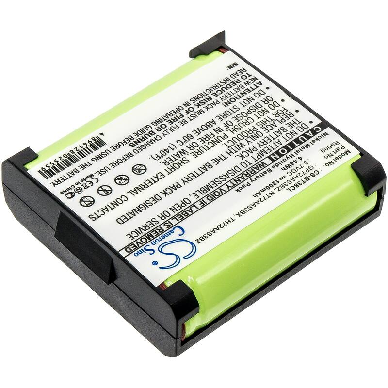 Battery for GP GE 2-9005 SANIK GP72AAS3BZ NT72AAS3BX TH72AAS3BZ BT-38 3SN5AA72 - Green