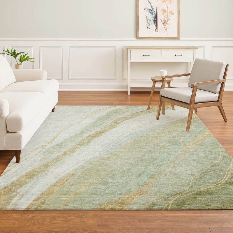 Premium Washable Super Soft Modern Motion Mayfield Rug