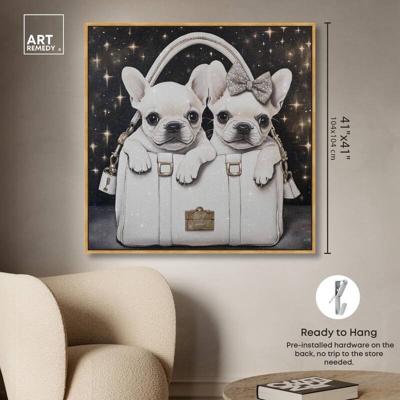 Constellation Frenchie Purse Canvas by Art Remedy