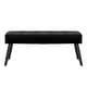 preview thumbnail 19 of 33, Kipp Velvet Upholstered Button Tufted Bench Ottoman