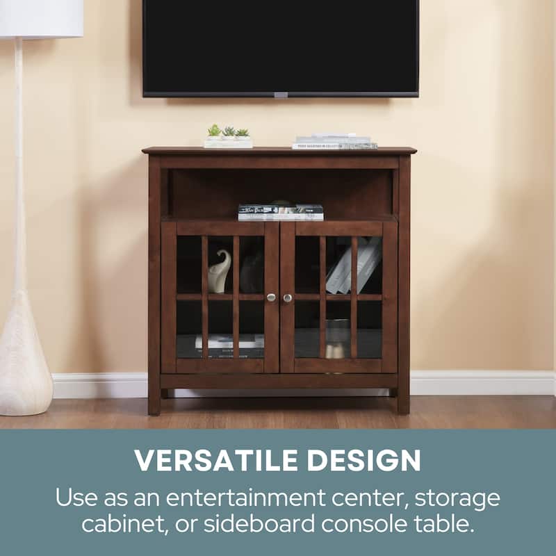 Convenience Concepts Big Sur Highboy 40 inch TV Stand with Storage Cabinets