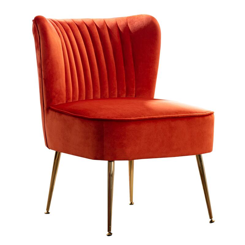 Haven Contemporary Velvet Upholstered Accent Chair