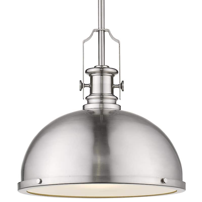 Bellevue Agnes 13" Wide Pendant - Brushed Nickel
