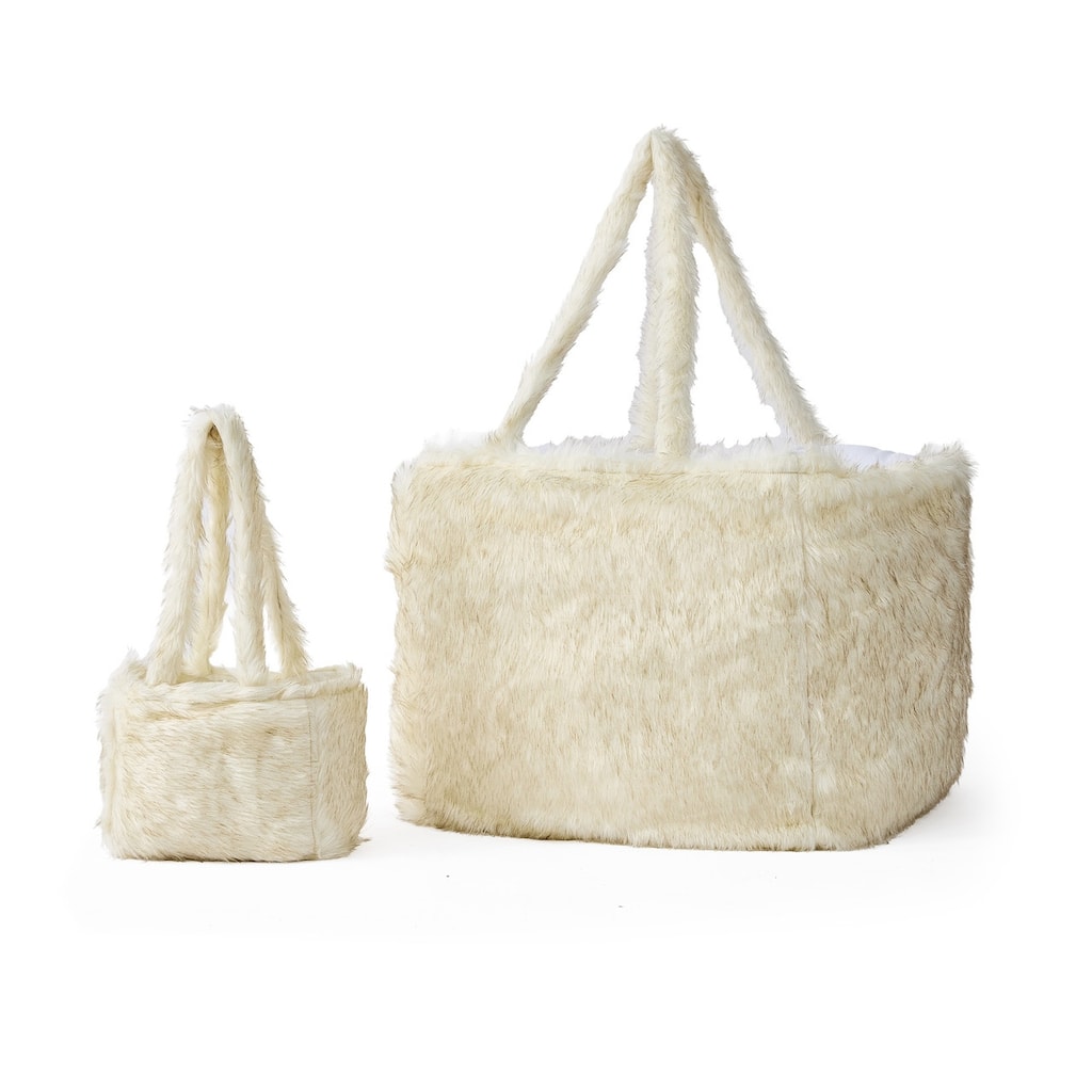 Spirit Bear - Coma Inducer® Plush Tote - Tundra Beige