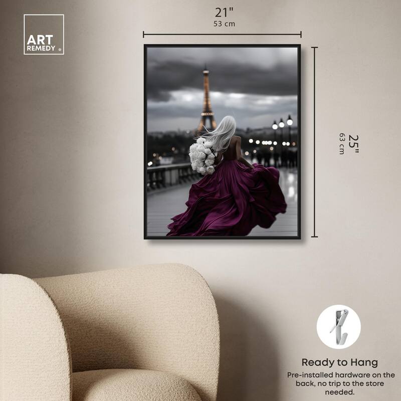 City of Love Canvas by Art Remedy