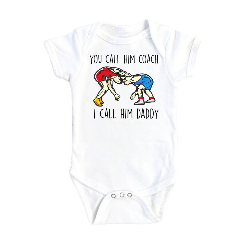 Wrestling - Baby Boy Girl Clothes Infant Bodysuit Funny Cute Newborn 1A