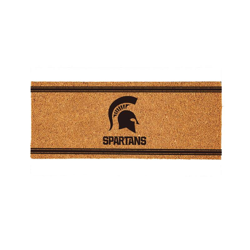 Michigan State University Monochrome Indoor/Outdoor Coir Door Mat