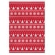 preview thumbnail 6 of 22, Garvee Christmas Area Rug Snowflake and Xmas Tree Pattern Rug