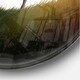 preview thumbnail 2 of 8, Designart 'Single Tree Space Background' Oversized Traditional Wall CLock