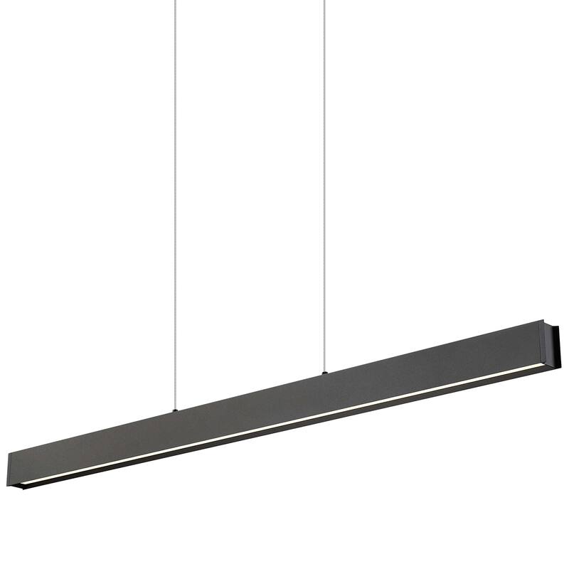 Z-Lite 1016-55L-LED Hudson 55" Wide Linear Chandelier - Matte Black