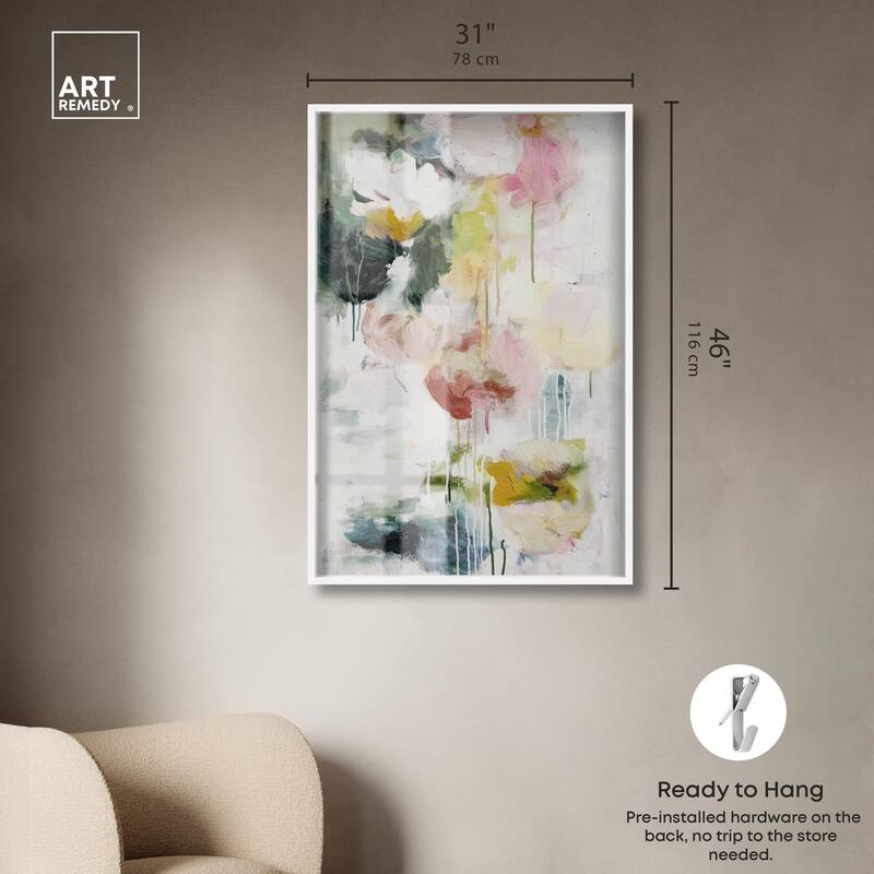 Dripping Colors III Shadowbox by Art Remedy