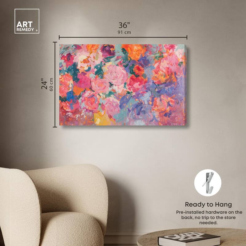 Kaleidoscope of Color Canvas by Art Remedy, Gallery Wrapped