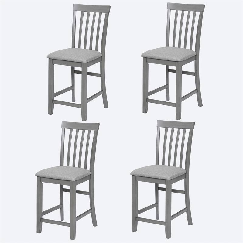 Counter Height Chairs set for 4 - Grey
