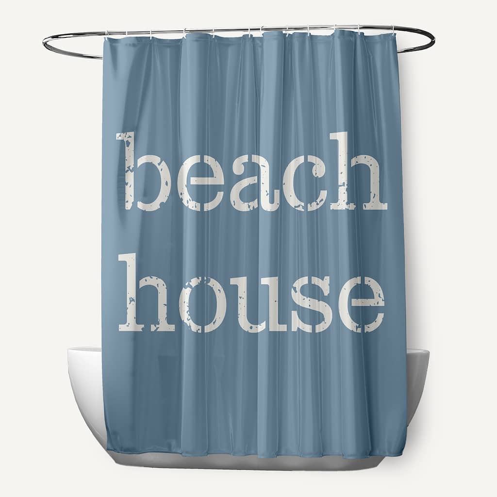 Beach House Shower Curtain