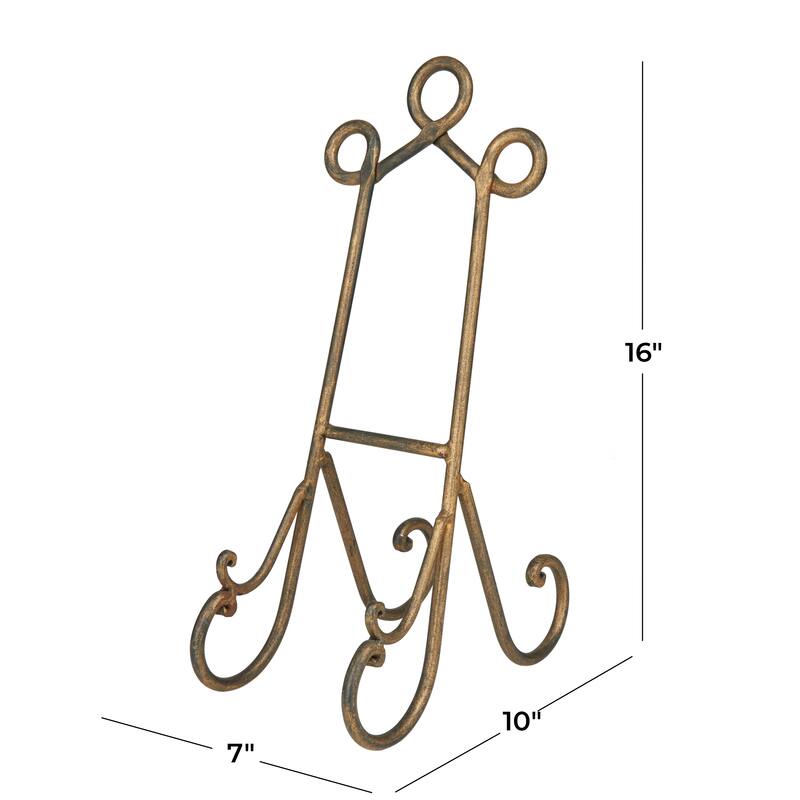 Iron Traditional Easel 16 x 7 x 10
