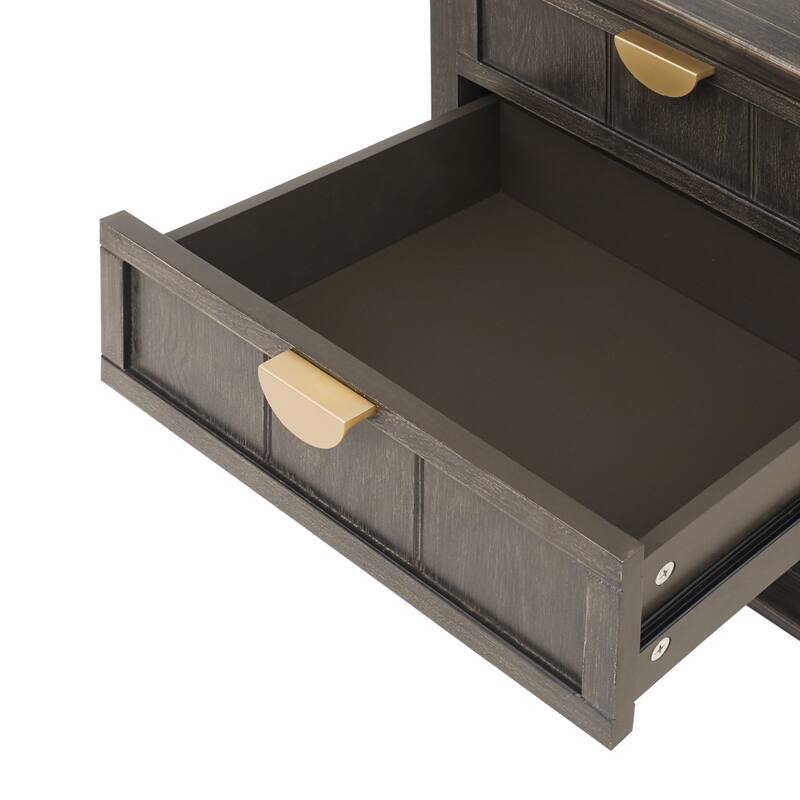 2 Drawer Side table - N/A