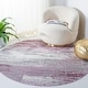preview thumbnail 19 of 106, SAFAVIEH Adirondack Brynn Modern Abstract Rug 4' Round - Grey/Purple