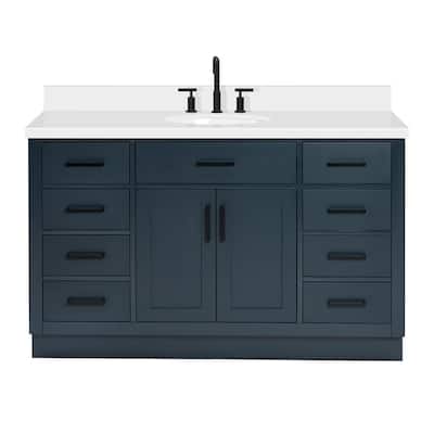 Ariel T055SWQOVO Hepburn 55" Free Standing Single Basin Vanity Set