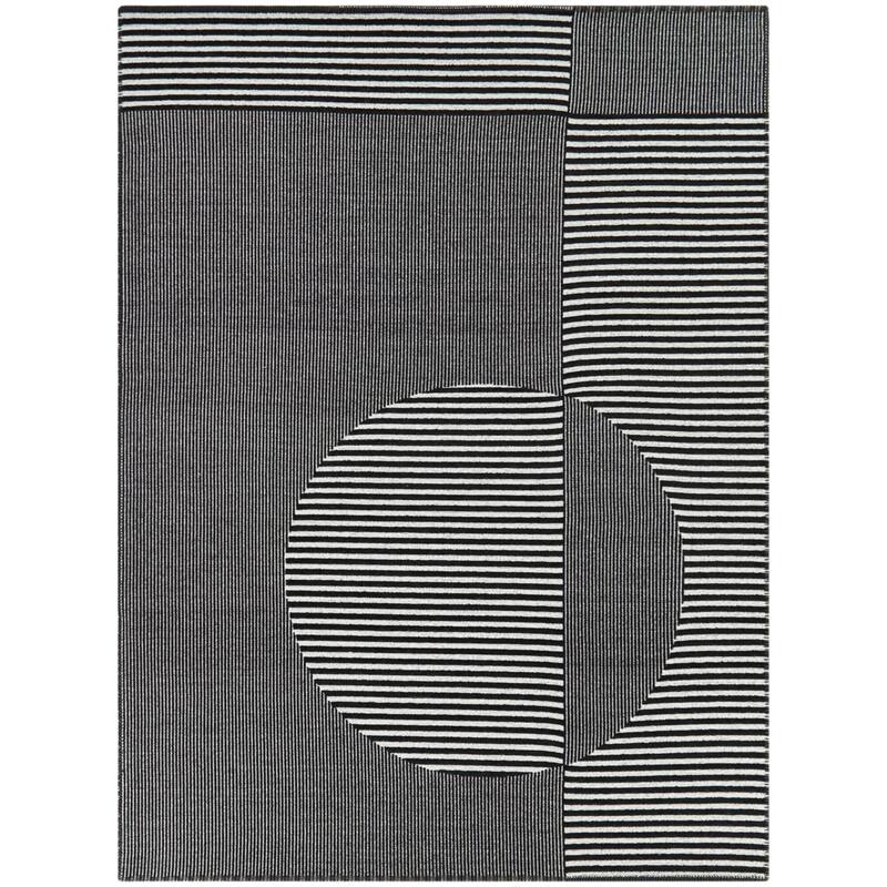 Webb Geometric Striped Indoor/Outdoor Area Rug