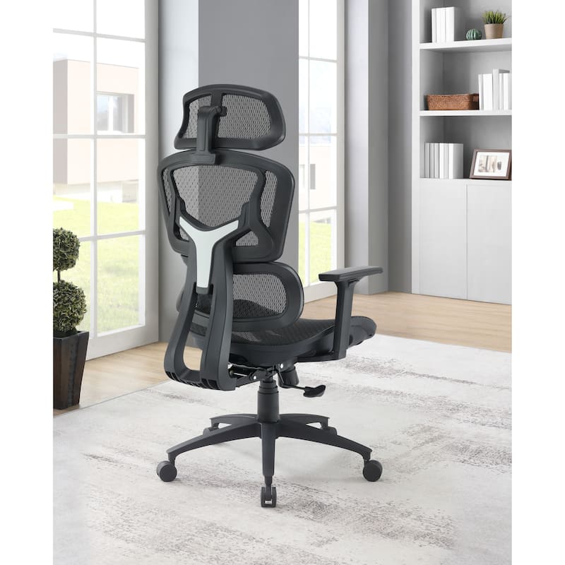 Black Mesh and Seat Managers Chair