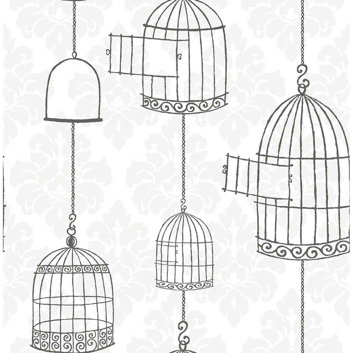 Seabrook Designs Birds Set Free Unpasted Wallpaper
