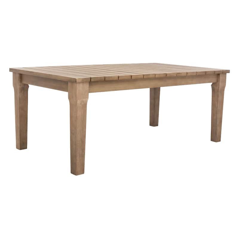 SAFAVIEH Couture Kathern Wood Patio Coffee Table. - 47.4" x 26.4" x 18.5" - 47"W x 26"D x 19"H