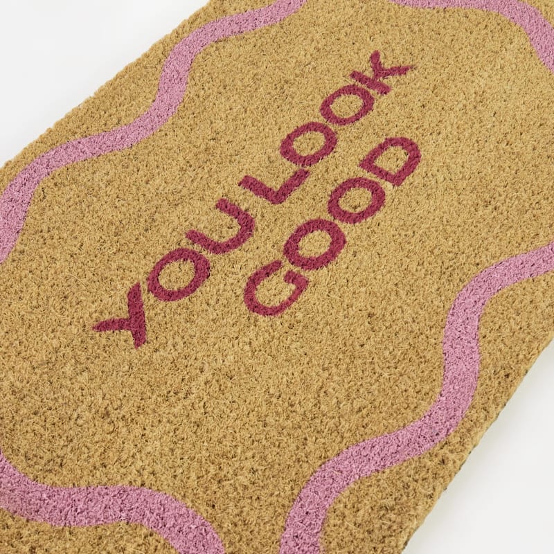 You Look Good Greeting 18" x 30" Doormat - 18" x 30"