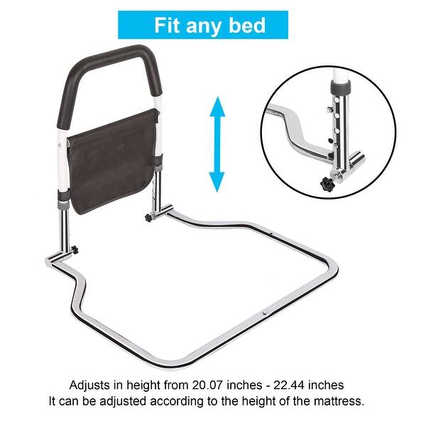 Bed Rails For Elderly Adjustable Hospital Grade Safety Bed Rail For Adults Seniors Bed Side Handrail Senior Adult Ha M Overstock 32048044