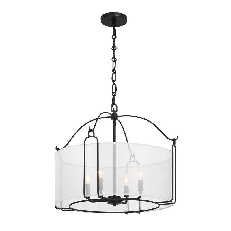 Savoy House 7-1693-4 Ashlay 4 Light 22" Wide Candle Style Chandelier