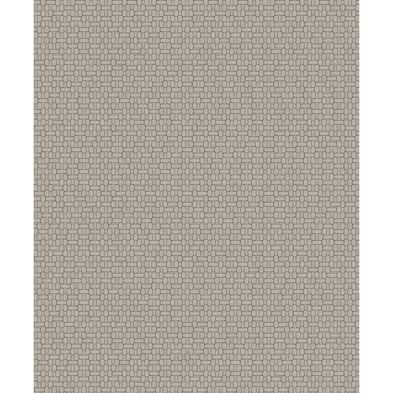 Seabrook Designs Capsule Geometric Unpasted Wallpaper - 20.5 in. W x 33 ft. L - Nobel Grey