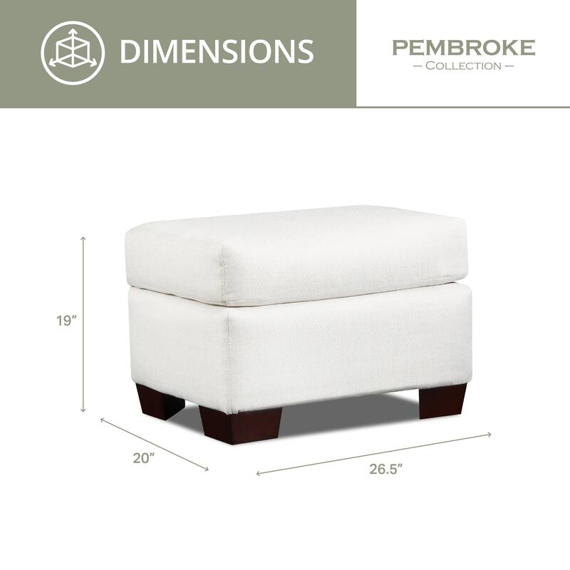 American Furniture Classics Model 8600-31 Pembroke Ottoman