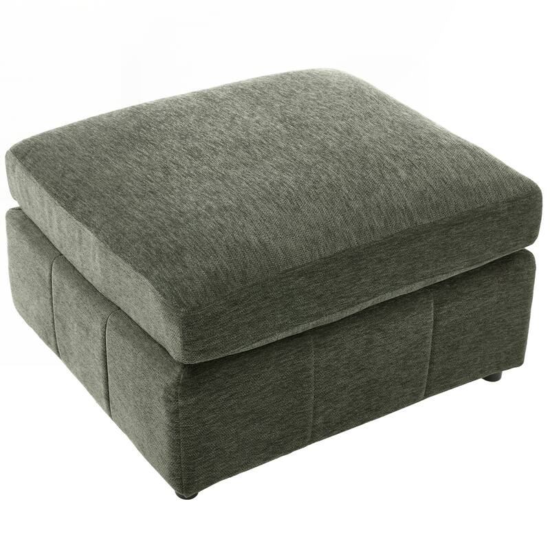 Modern Sectional Sofa Modular Sofa 85.4" U-shaped Sofa Couch Sofa Bed L-shaped Sofa with a Movable Ottoman
