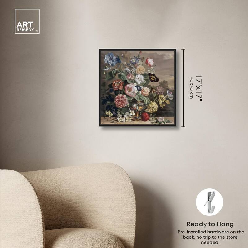 Classical Dream Vase II Canvas by Art Remedy