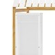 preview thumbnail 29 of 30, Floor Bed Design Wooden House Bed with Fence and Roof,Twin Size