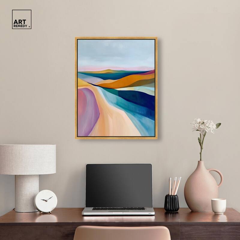 Colorful Dunes II Canvas by Art Remedy