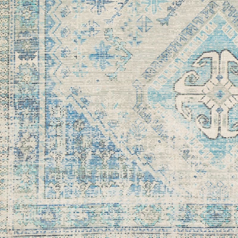 Livabliss Hermione Handmade Triple Medallion Cotton Area Rug