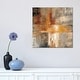 preview thumbnail 3 of 6, iCanvas "Silver and Amber Crop " by Silvia Vassileva Canvas Print