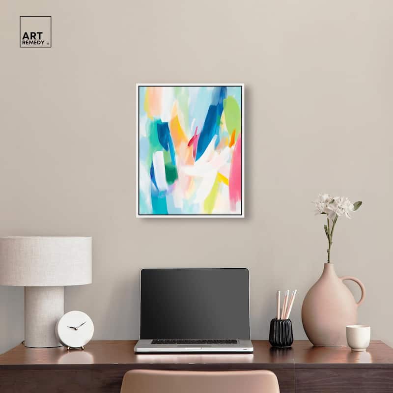 Whirlwind of Color II Canvas by Art Remedy