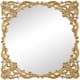 Option Wall Mirror - Gold - 30"W, 30"H.