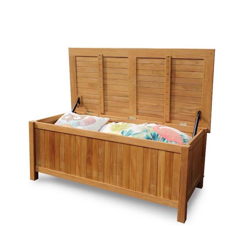 Cambridge Casual Kikori Teak 48-inch Teak Outdoor Storage Box