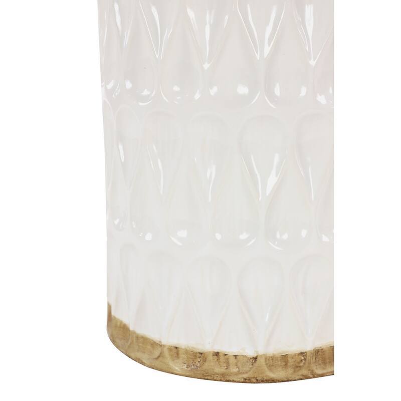 White Porcelain Contemporary Vase