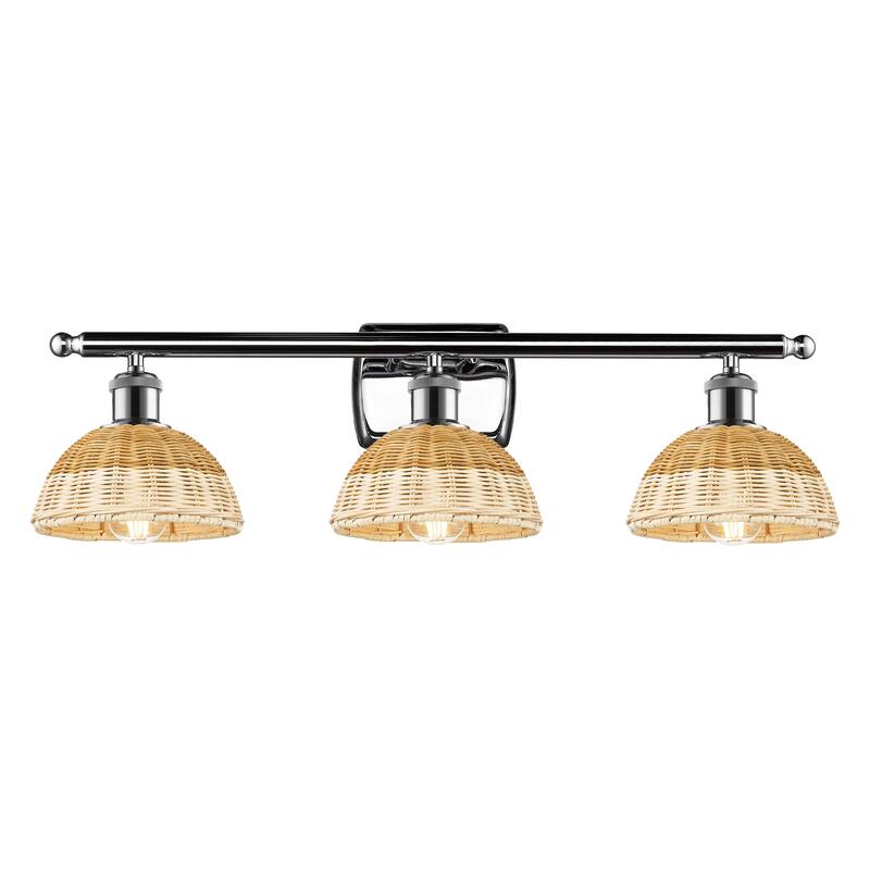 Innovations Lighting Endless Possibilities Ballston - Bristol Natural II - 3 Light 28" Bath Vanity Light - Polished Chrome