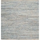 preview thumbnail 11 of 14, SAFAVIEH Handmade Cape Cod Arlena Coastal Jute Rug 10' x 10' Square - Natural/Blue
