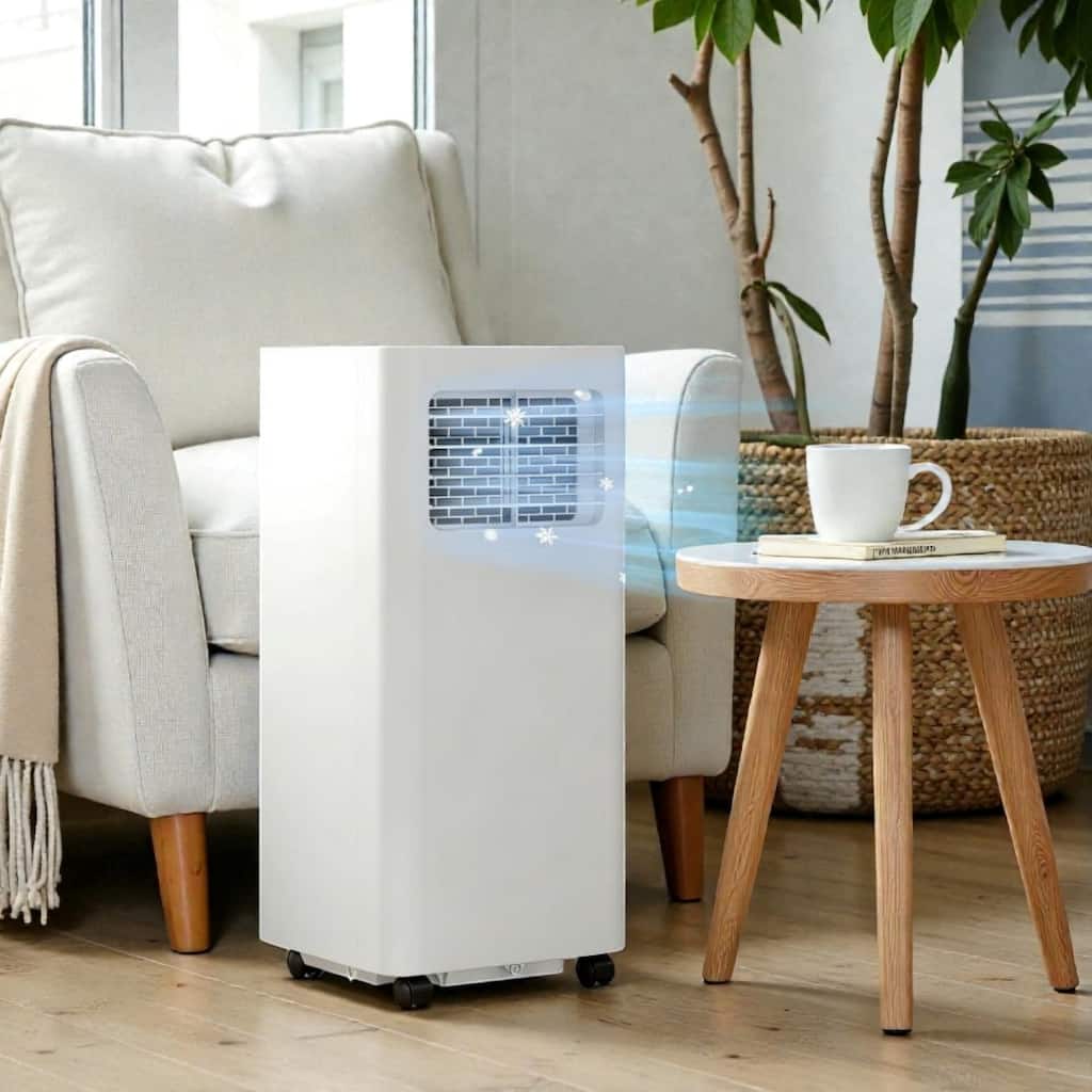 Mobile Air Conditioner 8000 BTU with Dehumidifier. Sleep Mode. Timer. Window Kit Included