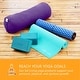 preview thumbnail 40 of 51, Sol Living Cylindrical Cotton Yoga Bolster