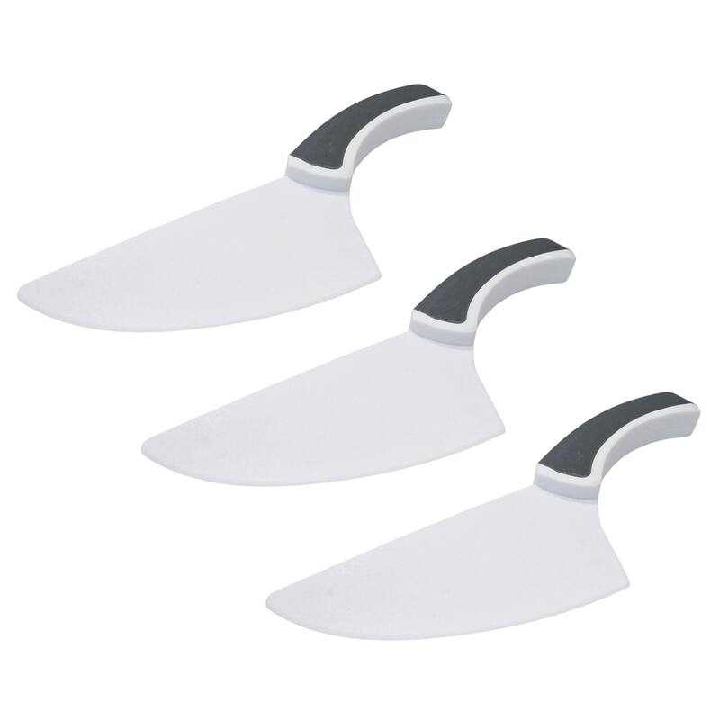 Handy Housewares 10-Inch Non-Scratch Pie Cutter, Cake Knife & Server - 3-Pack