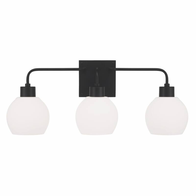 Tanner Clear Glass 3-light Bath/ Vanity Fixture