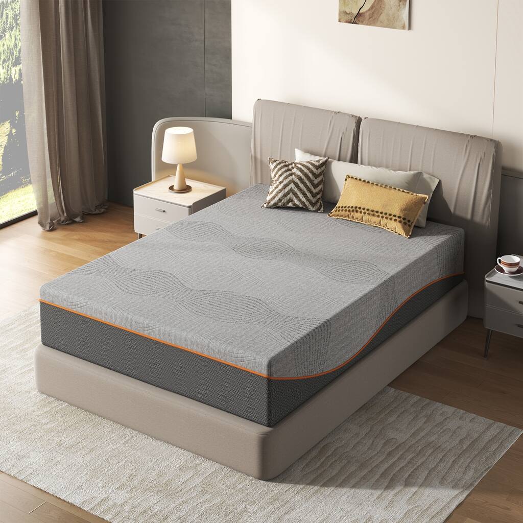 Full Size Mattress, 10 Inch Memory Foam Mattress, Fiberglass Free, Breathable Cooling Layers, Certified Safe Materials