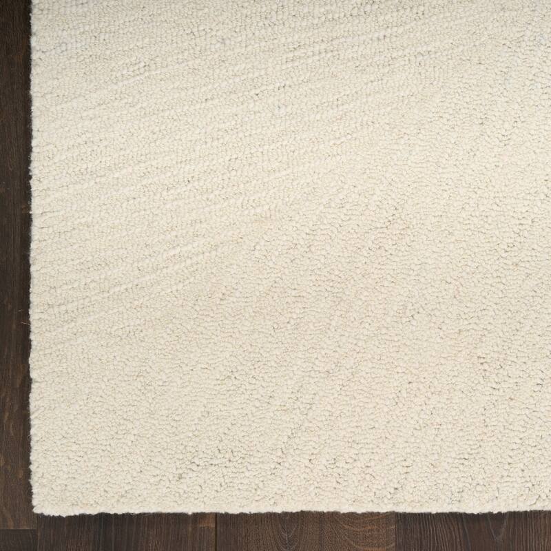 DKNY Pure Angles Indoor only Abstract Area Rug - 7' 9" x 9' 9" - Ivory